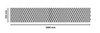 Siatka cięto-ciągniona SUROWA 8 x 4 x 1 x 1 | 350 x 2000 mm