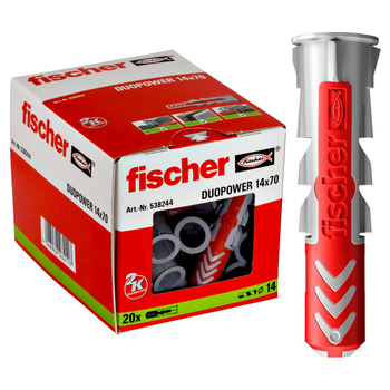 Kołki FISCHER DUOPOWER Koszulka 14 x 70 mm Op. 20 szt.