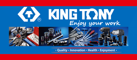 KING TONY UCHWYT NASADOWY z MAGNESEM 1/4" 6 x 65 mm 7616506M