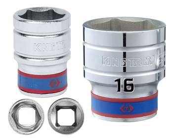 KING TONY Klucz nasadka 1/2" 6-KĄTNA 16 mm
