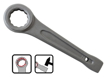 KLUCZ OCZKOWY DO POBIJANIA KUTY 19 mm JOBI EXTRA