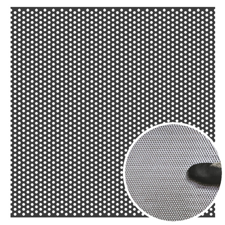 Blacha perforowana SUROWA OCZKO 2 mm PRZERWA 1 mm 200 x 200 mm Rv 2-3 Gr. 2 mm