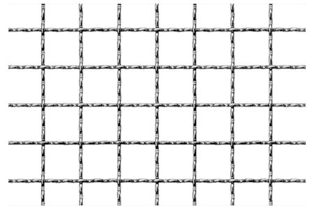 Siatka karbowana OCYNKOWANA 20 x 20 x 3 mm WYS. 1000 mm 