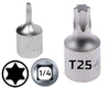 KING TONY Klucz nasadka 1/4" MINI S2 BIT TORX T 25 x 25 mm