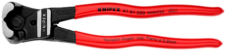 KNIPEX Szczypce tnące do drutu 3 - 4 mm, czołowe - 200 mm