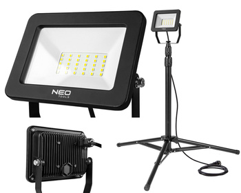 NEO Reflektor pojedynczy 50W SMD LED 4250lm + statyw 99-060