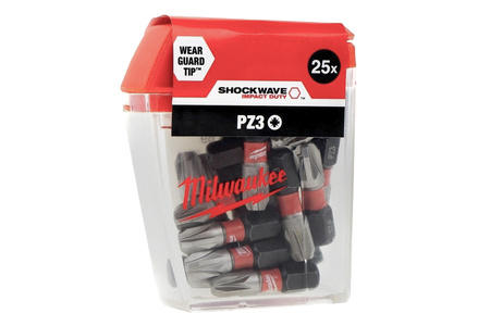Milwaukee Bit udarowy 1/4" KRZYŻAK |  PZ 3  x 25 mm - 1 szt.