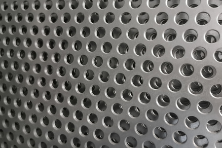 Blacha perforowana OCYNK OCZKO 10 mm PRZERWA 5 mm 1000 x 2000 mm Rv 10-15 Gr. 1 mm