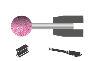 ABRA BETA Ściernica trzpieniowa ceramiczna 25 X 25 MM