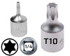 KING TONY Klucz nasadka 1/4" MINI S2 BIT TORX T 10 x 25 mm