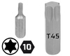 KING TONY KOŃCÓWKA BIT UCHWYT 10 mm KRÓTKA TORX T45 x 36 mm