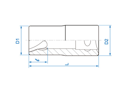 KING TONY NASADKA DO USZKODZONYCH ŚRUB M 19 9TD403-19M