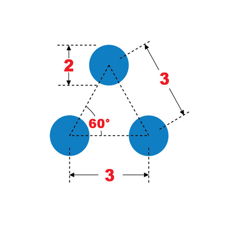 Blacha perforowana SUROWA OCZKO 2 mm PRZERWA 1 mm 1000 x 1000 mm Rv 2-3 Gr. 2 mm