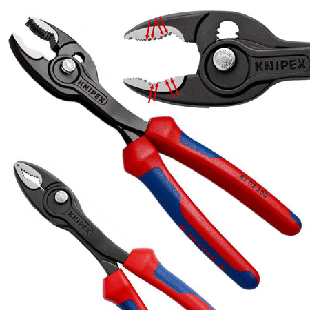 KNIPEX TwinGrip Szczypce z funkcją chwytu od czoła i z boku - 200 mm