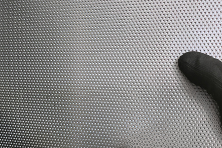 Blacha perforowana SUROWA OCZKO 2 mm PRZERWA 1,5 mm 1000 x 2000 mm Rv 2-3,5 Gr. 1,5 mm