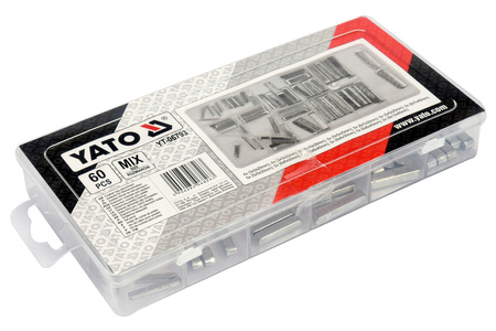 ZESTAW KLINÓW DO KÓŁ PASOWYCH 60 SZT.  YATO YT-06793