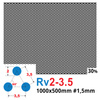 Blacha perforowana SUROWA OCZKO 2 mm PRZERWA 1,5 mm 1000 x 500 mm Rv 2-3,5 Gr. 1,5 mm