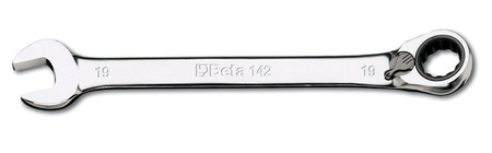 BETA klucz płasko-oczkowy 6 Z GRZECHOTKĄ 142/6