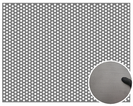 Blacha perforowana OCYNK OCZKO 3 mm PRZERWA 2 mm 1000 x 2000 mm Rv 3-5 Gr. 1,5 mm
