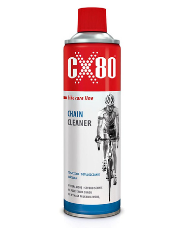 CX80 Preparat do czyszczenia łańcucha rowerowego ODTŁUSZCZACZ CHAIN CLEANER SPRAY 500ml