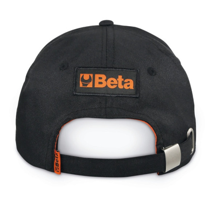 BETA Czapka z daszkiem czarna 7982N