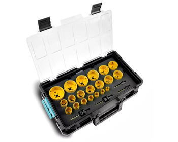 DEDRA Zestaw otwornic bi-metalowych 20 szt. 20-83MM