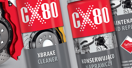 CX80 Preparat do czyszczenia łańcucha rowerowego ODTŁUSZCZACZ CHAIN CLEANER SPRAY 500ml