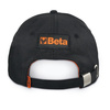 BETA Czapka z daszkiem czarna 7982N