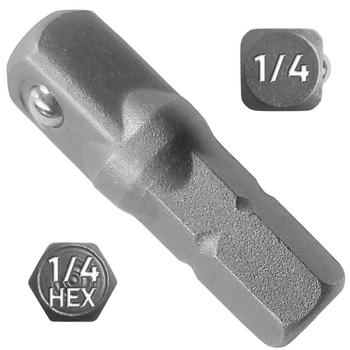 KING TONY PRZEJŚCIE UCHWYT 1/4 HEX x 1/4 25 mm