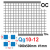 Blacha perforowana OCYNK 10X10 mm PRZERWA 2 mm 1000 x 500 mm Qg 10-12 Gr. 1 mm