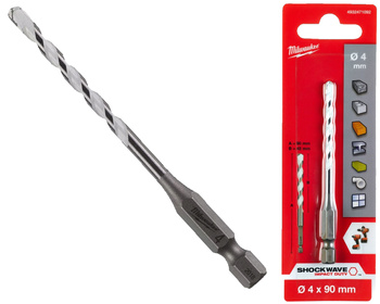 Milwaukee Wiertło uniwersalne MULTI MATERIAL HEX 4 x 90 mm