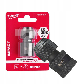 MILWAUKEE ADAPTER BITÓW 1/2'' NA 1/4'' HEX UDAROWY