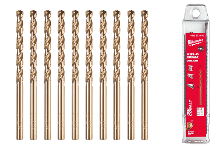Milwaukee Wiertło kobaltowe do metalu HSS-G - 10 szt. | ø 4,2 mm