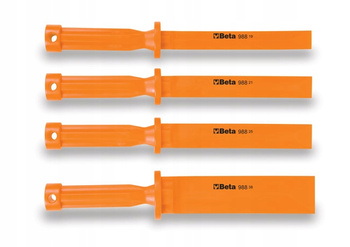 BETA Komplet dłut skrobaków z tworzywa sztucznego 988/K4