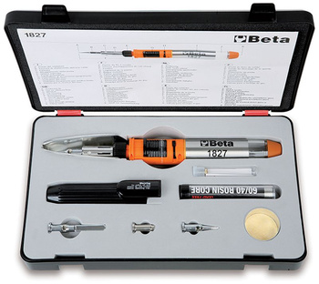 BETA Lutownica gazowa z akcesoriami 1827/K