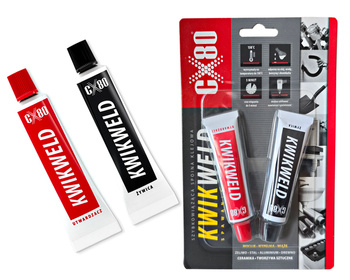 CX80 Klej epoksydowy SPAWANIE NA ZIMNO KWIK WELD- 2x27 g 