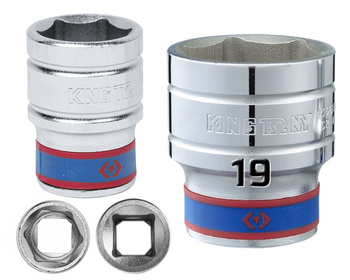 KING TONY Klucz nasadka 1/2" 6-KĄTNA 19 mm 