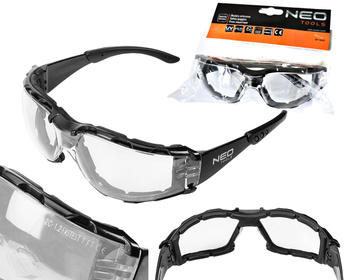 NEO Okulary ochronne BIAŁE SOCZEWKI KLASA FT 97-520