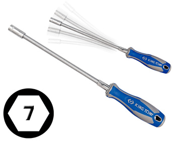 KING TONY WKRĘTAK ELASTYCZNY 300 x 7 mm 