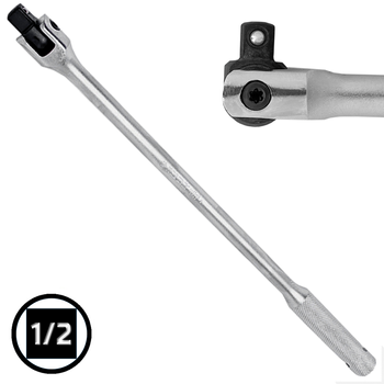 KING TONY POKRĘTŁO ŁAMANE Z PRZEGUBEM CR-V 1/2" 375 m 4452-15FR