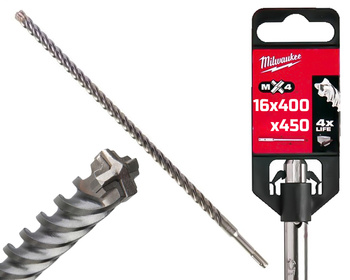 Milwaukee Wiertło do betonu SDS-Plus MX4 | 16 x 400 / 450 mm