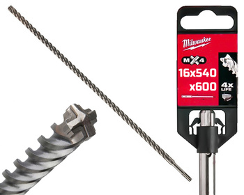 Milwaukee Wiertło do betonu SDS-Plus MX4 | 16 x 540 / 600 mm