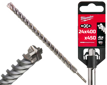 Milwaukee Wiertło do betonu SDS-Plus MX4 | 24 x 400 / 450 mm