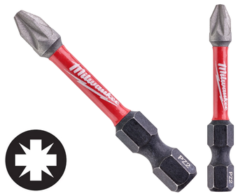 Milwaukee Bit udarowy 1/4" KRZYŻAK | PZ 2 x 50 mm