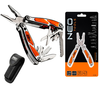 NEO NARZĘDZIE WIELOFUNKCYJNE Z LED, 13 FUNKCJI 01-026