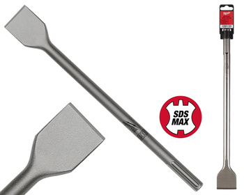 Milwaukee Dłuto płaskie, szerokie 50 mm SDS-MAX 400 mm