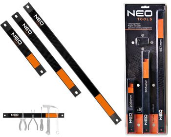 NEO Listwy magnetyczne na narzędzia KPL 3 SZTUK 84-144