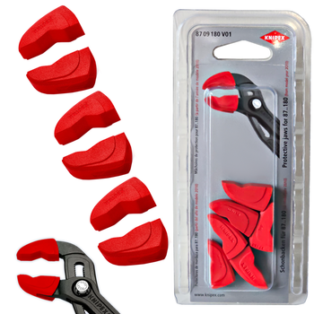 KNIPEX Nakładki ochronne z tworzywa sztucznego na szczęki do modeli COBRA 87 XX 180 - 3 kpl.