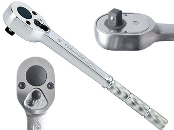 KING TONY GRZECHOTKA 1/2" uchwyt chromowany 250 mm 32 ZĘBY 4779-10BR