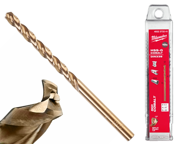 Milwaukee Wiertło kobaltowe do metalu HSS-G - 10 szt | ø 4,5 mm